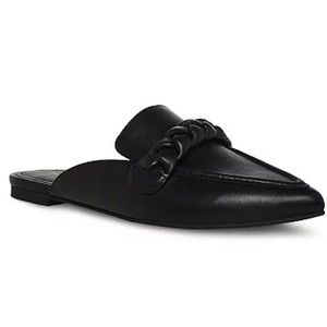 MADDEN GIRL Black LENOXX Mule Shoes NIB